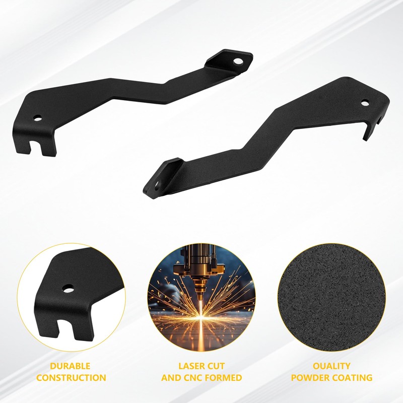 Riasdy F150 Hood Light Mount Brackets, Ditch Light Brackets Front