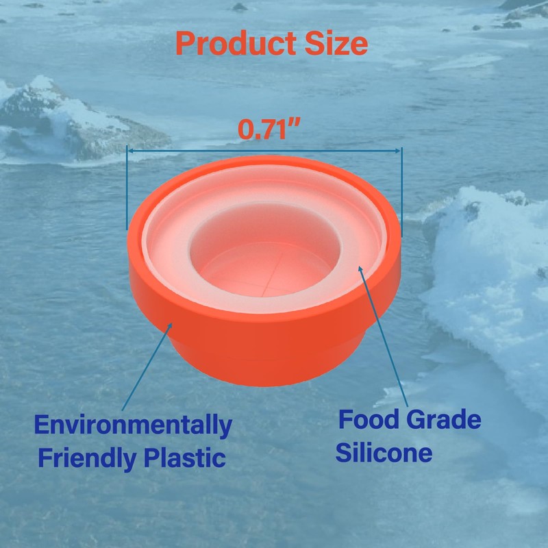 Aufuga 10 Pack Replacement Valves & Silicone Valve Lid Gaskets