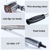 Pneumatic Metal Burnishing Machine,Air Sander Polisher for Wood Stainless Steel