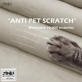 JUNAI Waterproof Couch Cover Anti-Scratch Cat Dog Mat for Furniture Sofa, Furniture Protector for Pets, Pet Cover for Couch and Bed, Anti-Slip Blanket for Sofa Grey 30 * 70 in