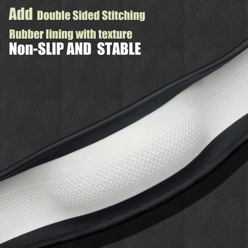 Mihecor Steering Wheel Cover Standard Size Medium 14.5-15 inch, Breathable