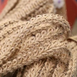 Bclla Zkenshan-Natural Jute Twine 10M/Roll Natural Jute Twine Hemp Rope Lace Trim DIY Handmade Macrame String Home Decorative, Natural Jute Fiber (Color : Natural)