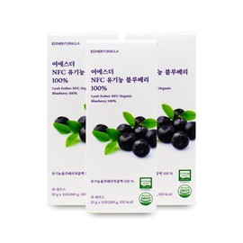 Esther Formula Yeo Esther NFC Organic Blueberry 100% 20g x 10 packs x 3 boxes I / 에스더포뮬러 여에스더 NFC 유기농 블루베리 100% 20g x 10포 X 3박스 I