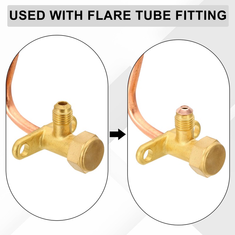 PATIKIL フ レアガスケット 15個 適合9.5 mmチューブサイズ 45度銅フ レアパイプ継手 エアコン冷蔵アクセサリー用