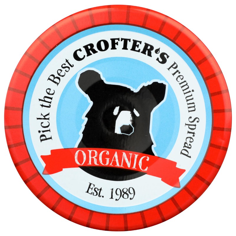Crofters Peach Organic Premium Spread, 16.5 Oz
