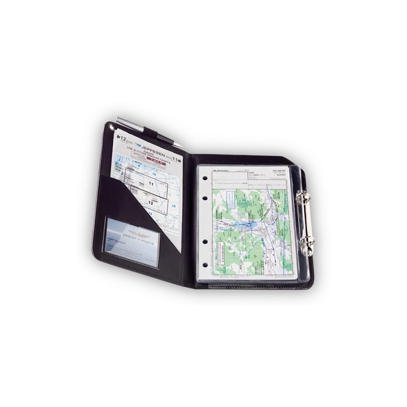 DESIGN 4 PILOTS Design4Pilots A5 Professional Aviator Organiser - Black