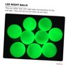 Parliky 6Pcs Luminous Golf Balls for Night Training Soft Fluorescent