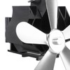Wall Mounted Fireplace Fan 5 Blade Heat Powered Wood Stove
