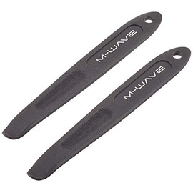 M-Wave Professional Tyre Levers Extra Long Pair On Card, Black, One Size