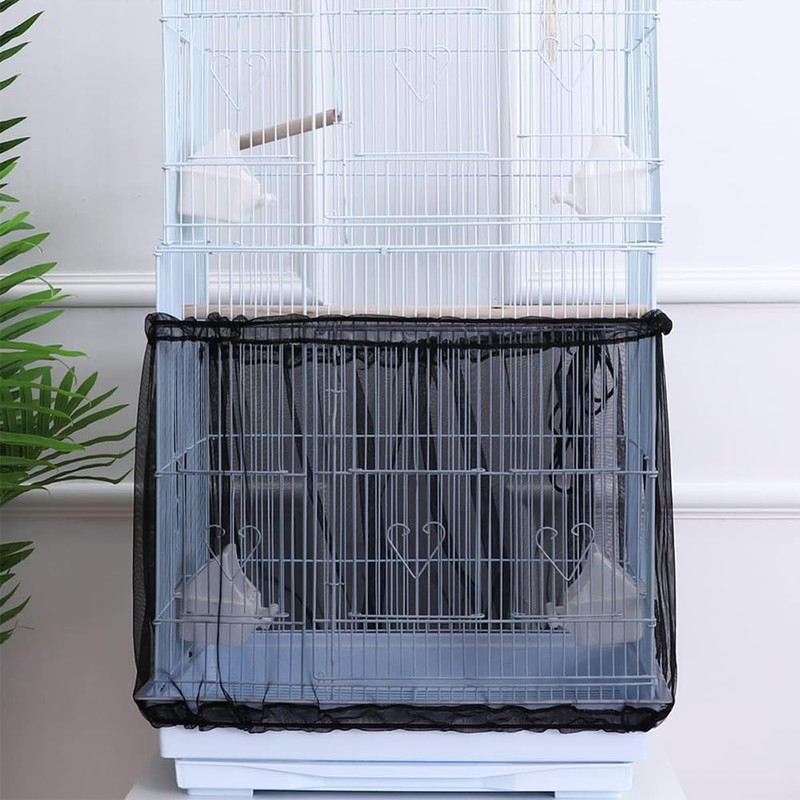 YFFSFDC Birdcage Cage Cover Mesh Net Cover Dustproof Anti Scatter