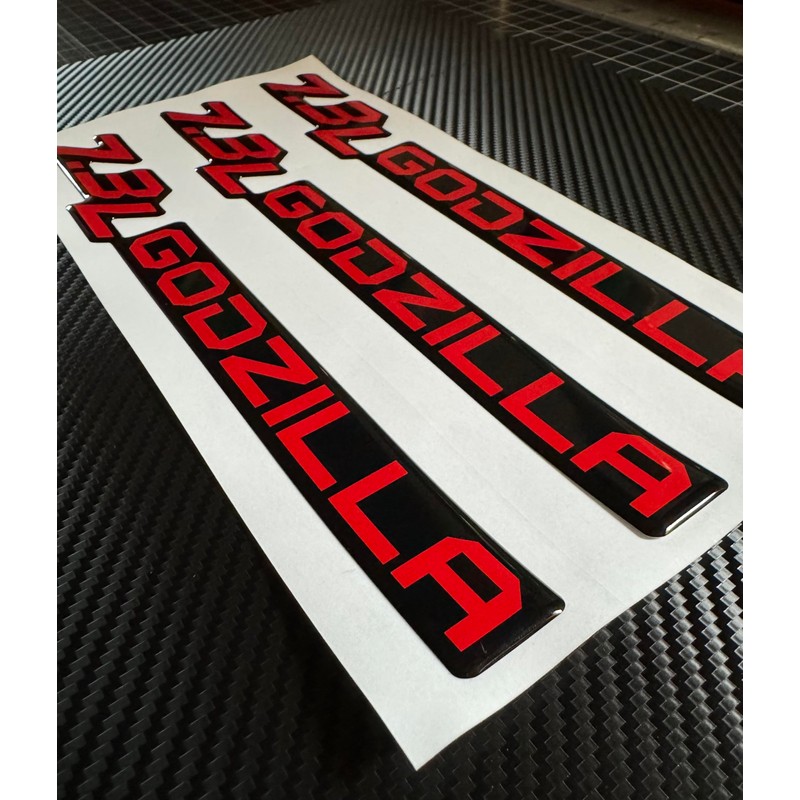 Generic Set of (3) Gel-Coated 7.3L Badge Name Plate Logo