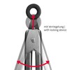 Westmark Barbecue tongs and serving tongs, with stainless steel beaker