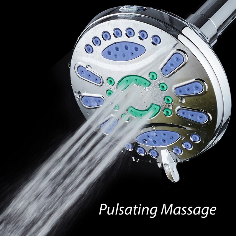 AquaStar Elite High-Pressure 6-setting Extra-Large Luxury Spa Shower Head with