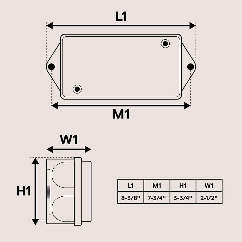 True Mods 7-Way Junction Box for Trailer Cord Wiring [Brake