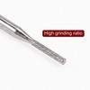 sourcing map 30pcs Diamond Grinding Burrs Carving Bits 1.5mm Cylindrical