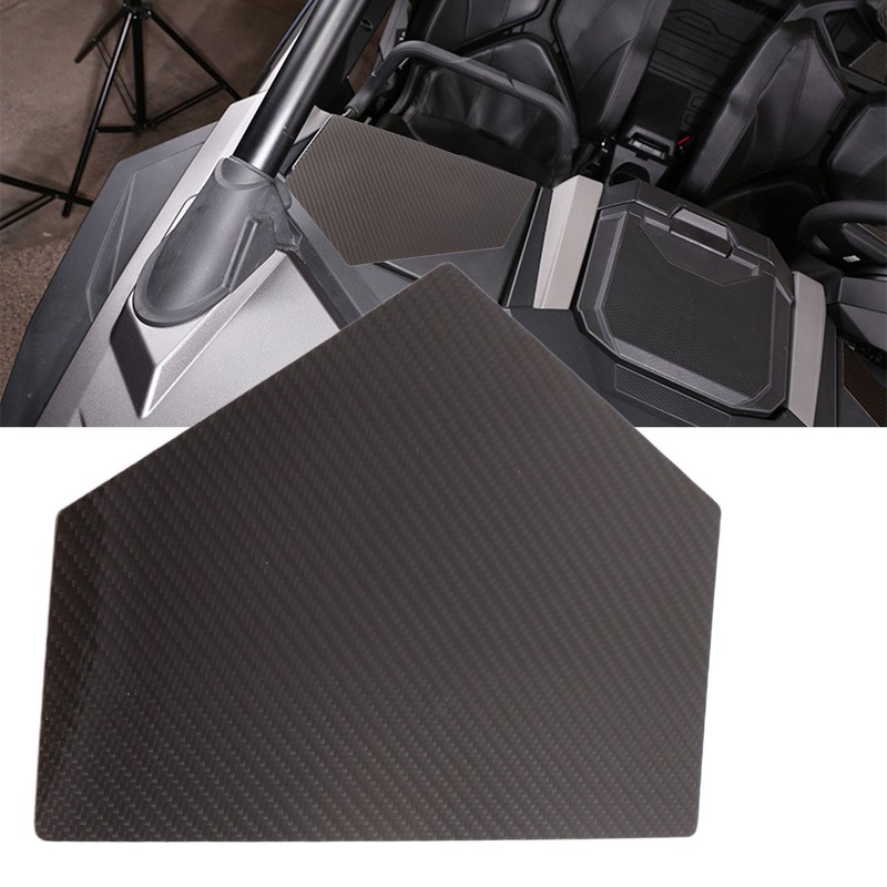 Passenger Seat Storage Box Mat Trim Carbon Fiber Replacement for