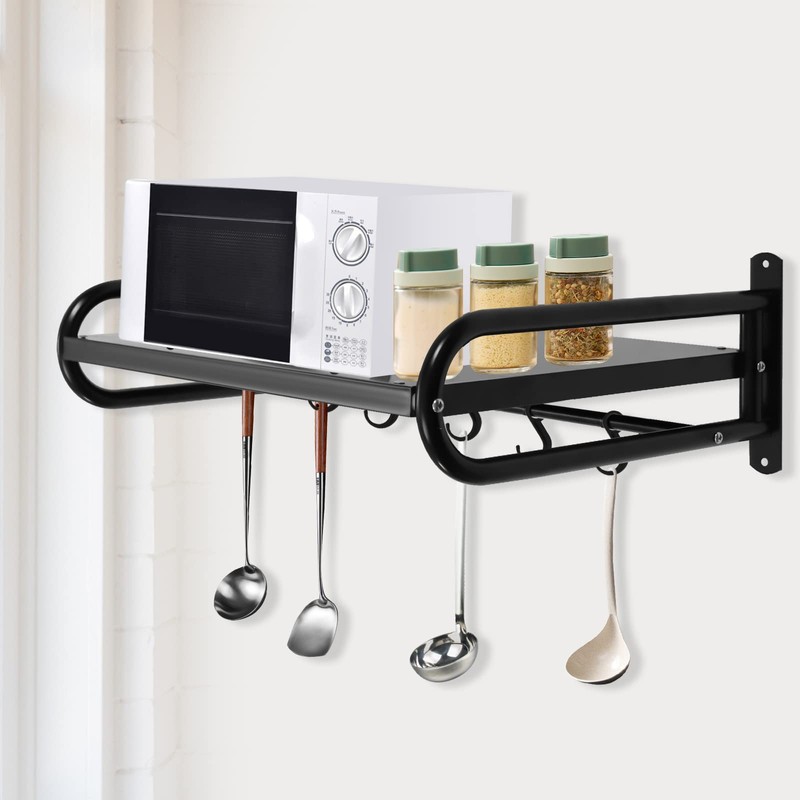 JAYGOVAN 21" Hanging Pot Rack, Pot and Pan Organizer Wall