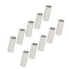 10 Pcs Round Coupling Nut M10x1.5 L35mm Stainless Steel Round
