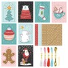 Ursus 3080099F Embroidery Card Set, Christmas, Greeting Cards A6, for
