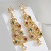 Christmas Earrings Christmas Tree Ladies Earrings Colorful Christmas Tree Colorful