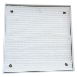 Elima-Draft 9 1/4" x 9 1/4" to 10 3/4" x 10 3/4" Insulated Magnetic HVAC Vent Cover for Steel Vents