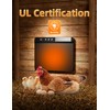 HOPOCO Smart Chicken Coop Heater with Efficient Thermostat, Compatible with