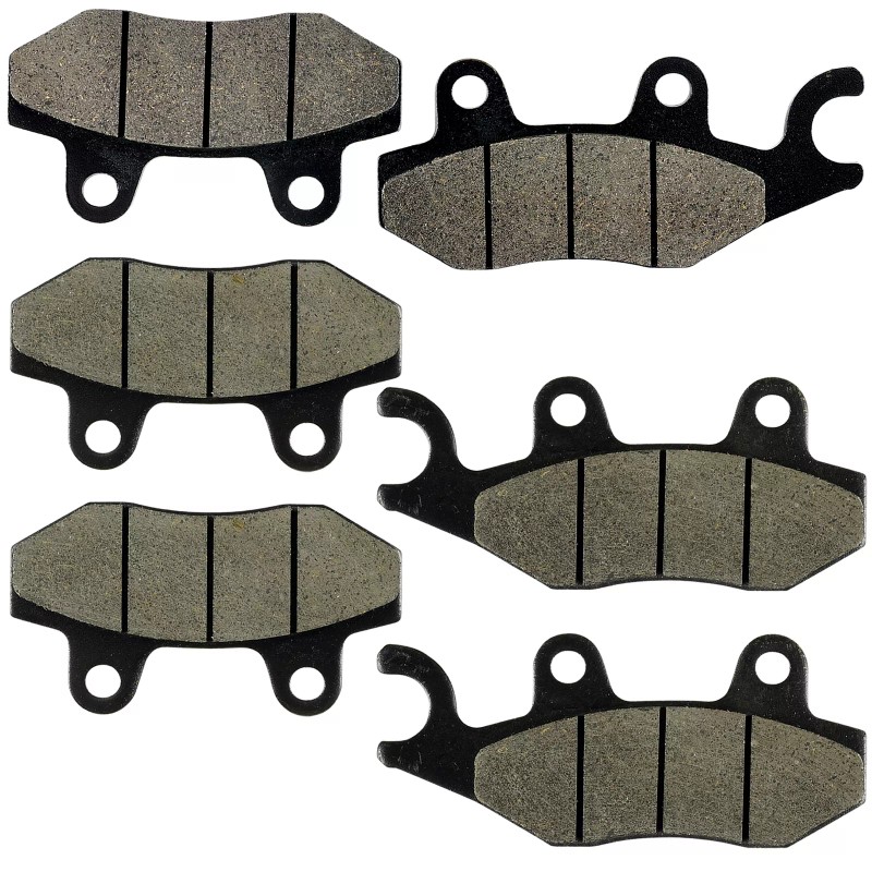 Caltric Front And Rear Brake Pads for Can-Am Commander 1000