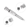 sourcing map 5pcs S3 Square Screwdriver Bit 1/4" Hex Shank