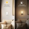 Pack of 2 Night Light Socket with Motion Sensor, 5