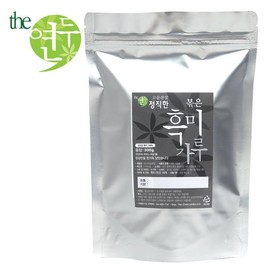 정직한 국산 볶은 흑미가루 300g 흑미 100% 선식 Honest Domestic Roasted Black Rice Powder 300g 100% Black Rice Supplement