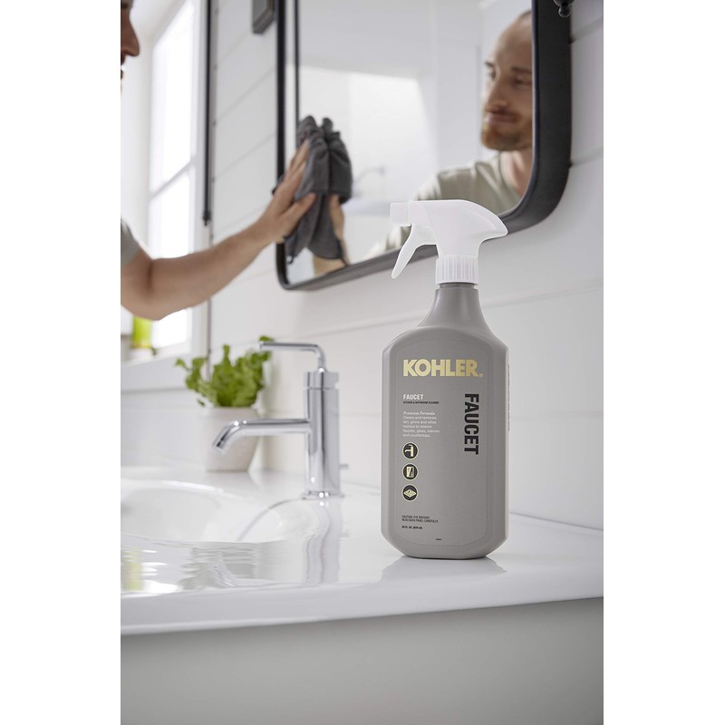 Kohler K-EC23723-NA Faucet Cleaner, Kitchen and Bathroom Cleaner, 28 FL