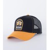 Hurley Men's M Live Aloha Trucker Cap, Black, One Size