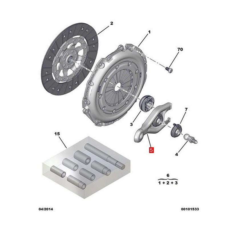 2Pcs Clutch Release Fork 211766 Cast Iron High Strength Clutch