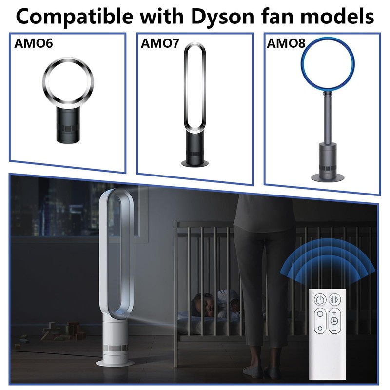 Replacement Dyson Fan Remote for Dyson Cool Tower Fan, Compatible