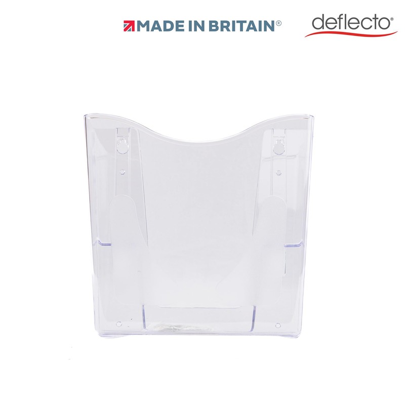 Deflecto A4 Wall Mounted Magazine File Holder - Perfect for