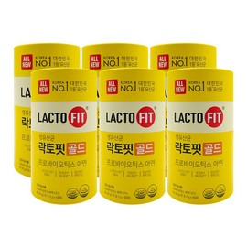 Chong Kun Dang Health Lactopit Gold 2g x 50 packets x 6 cans / 종근당건강 락토핏 골드 2g x 50포 x6통 6통