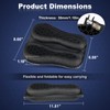 SKYJDM Foldable Passenger Motorcycle Gel Rear Seat Cushion, 3D-Honeycomb Structure