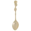 Harold Import GD-9 Gold-Plated Rose Demi Spoon 4-1/2"