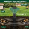 2026 Upgrade Mole Repellent Solar Powered, Vibrating Solar Mole Repellent