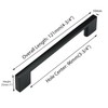 Modket 10 Pack Euro Slim Cabinet Handle Pull Solid Aluminum