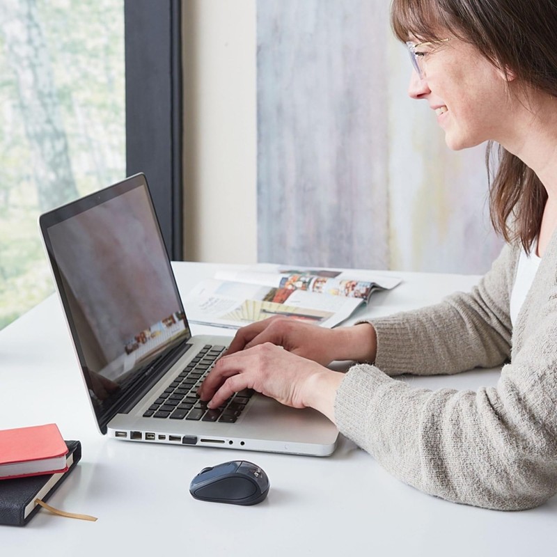 Verbatim Wireless Mini Nano Travel Mouse, Graphite 97470