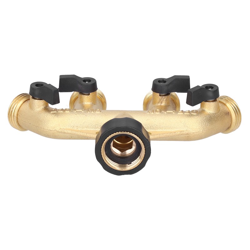 G3/4 4‑Way Water Hose Splitter Garden Hose Adapter Watering Connector