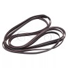 Generic Black Leather Gas Tank Bag Panel Cover Pad W/