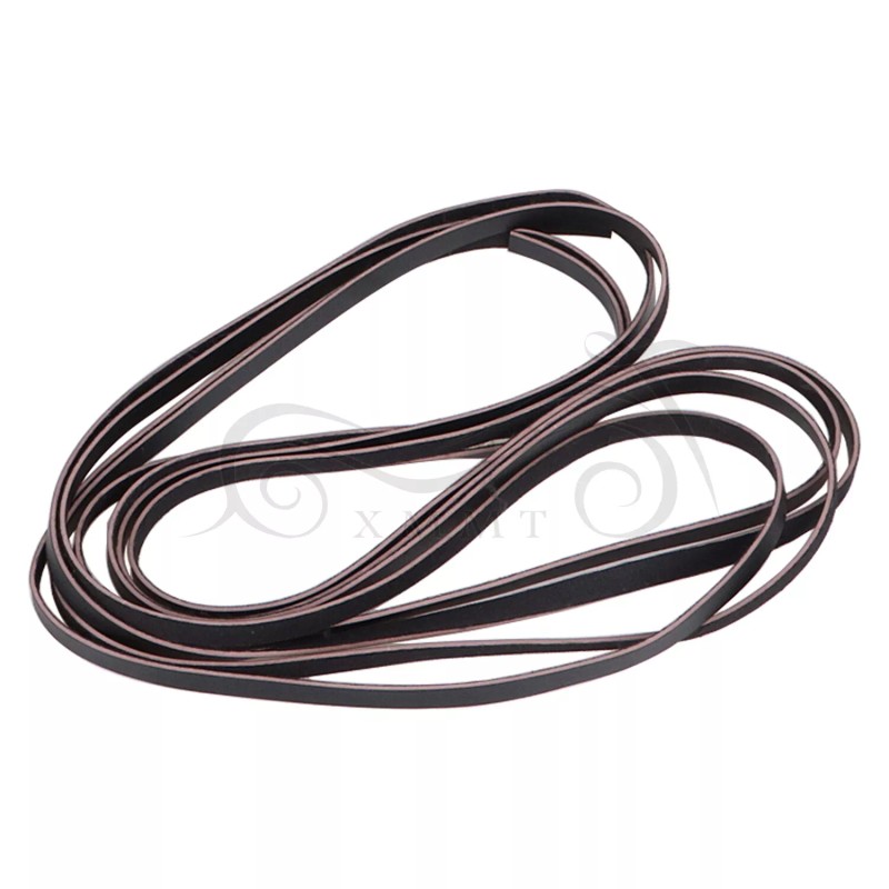 Generic Black Leather Gas Tank Bag Panel Cover Pad W/