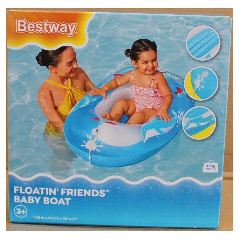 Bestway Inflatable Boat Junior (Blue)