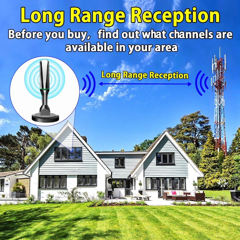 TV Antenna for Smart TV Indoor, 2026 HD Antenna with