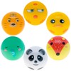 6 Pcs Animal Extreme High Rubber Bouncing Ball Meteor SpaceBall,