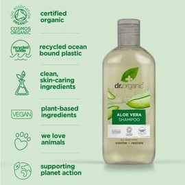 Dr Organic Aloe Vera Shampoo & Conditioner Duo - VEGAN