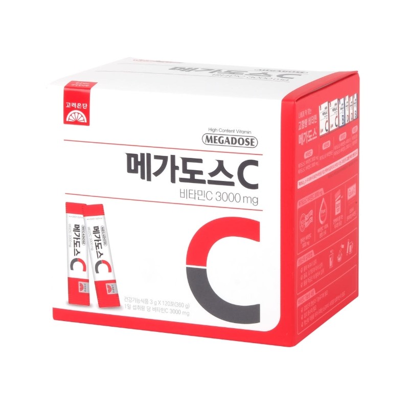 Large capacity (120 packets) Korea Eundan Megadose C 3000mg x