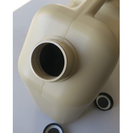 Mizuho Kasei Kogyo 0206LS Flat Can, Double Opened, 3.2 gal (10 L), Nozzleless, Light Sand